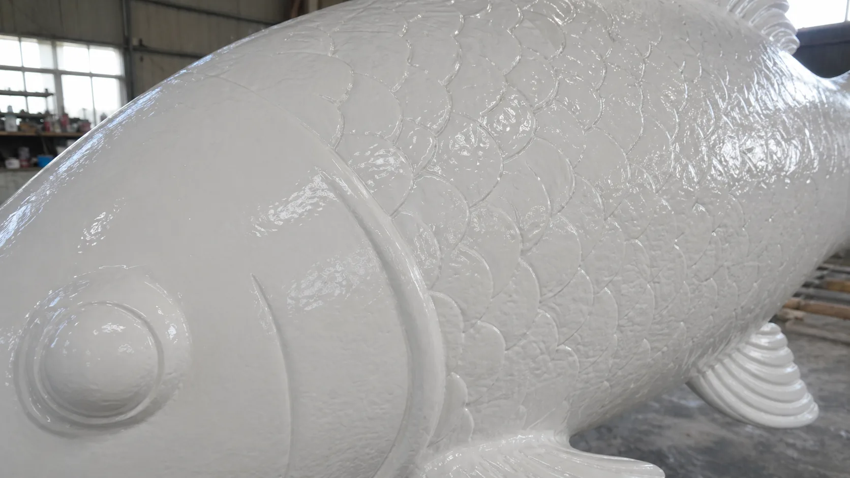 Close detail of BW3-562 cold-spray polyurea elastomer protective coating surface