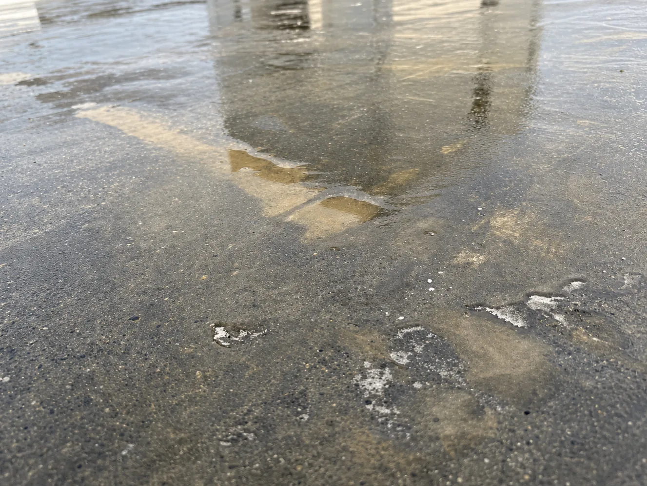 Finished detail of BW8010 solvent-free polyurea primer on a concrete substrate surface
