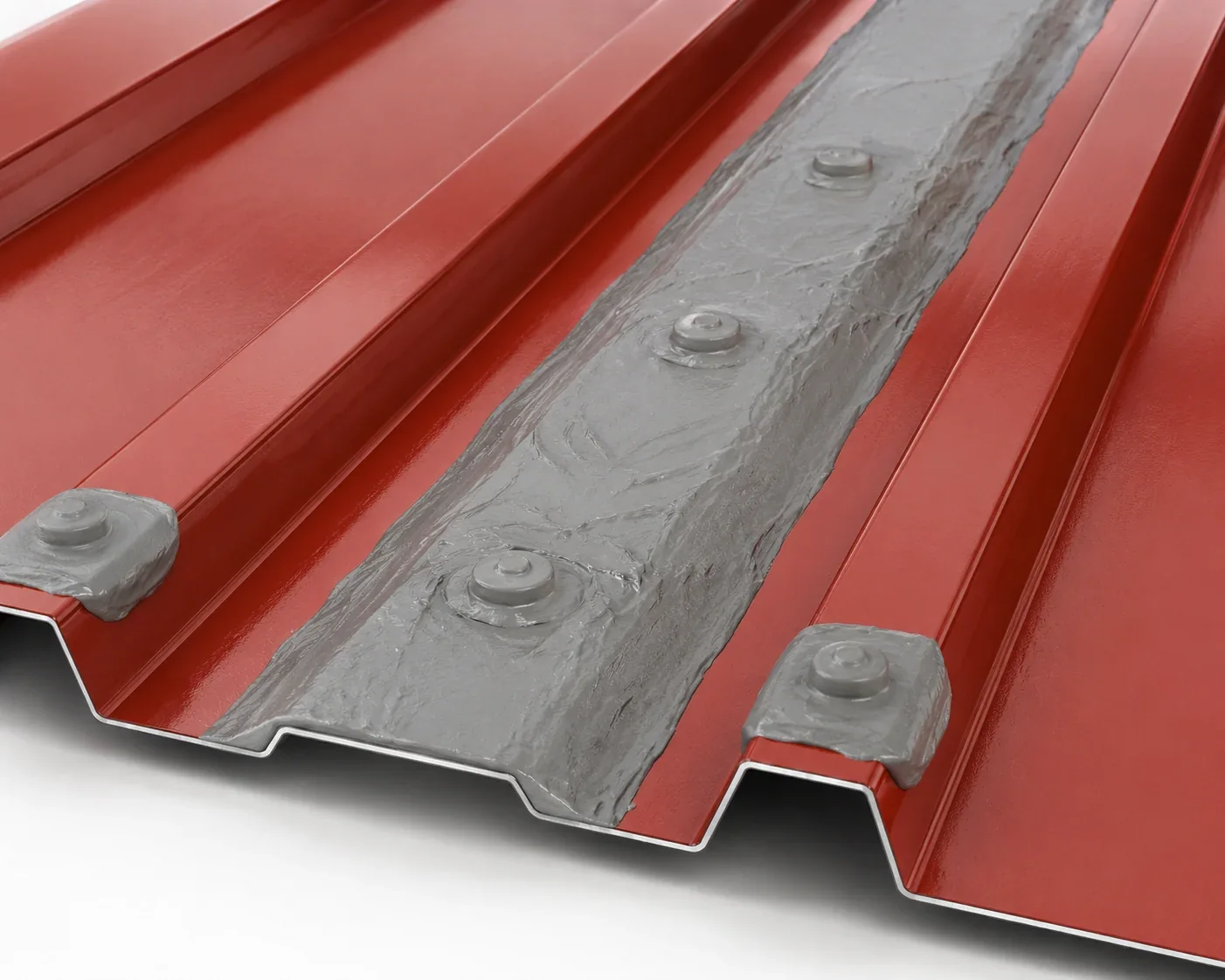 BW6-9526 joint detail treatment for color steel roof and container weak points