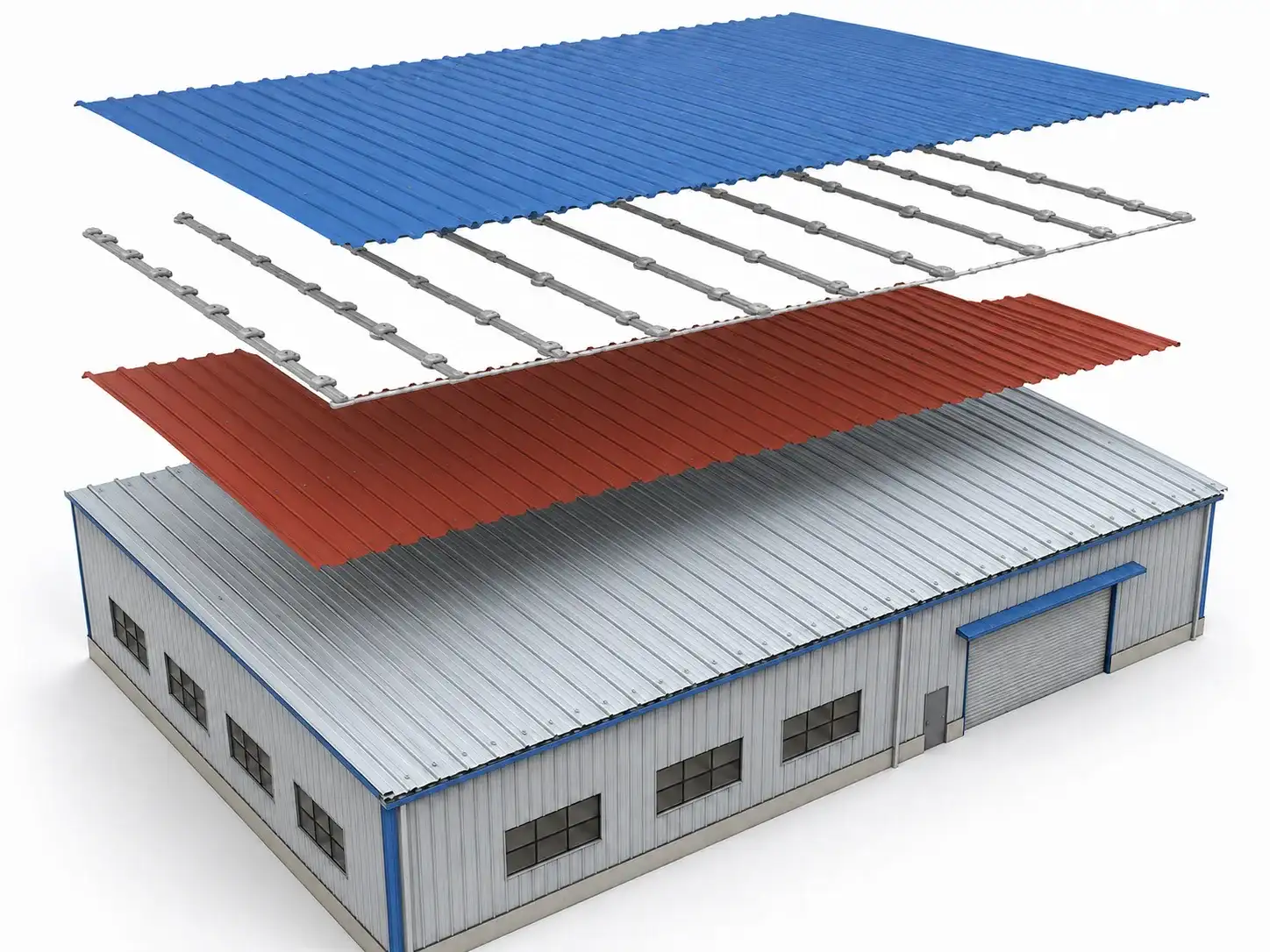 BW0-8028 exposed anti-corrosion topcoat for color steel roof and container protection