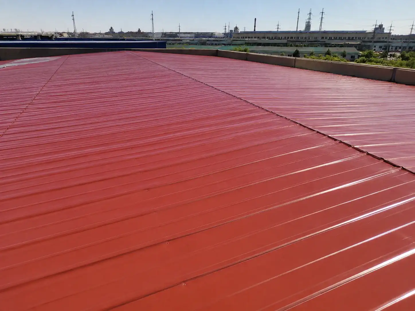 BW8008 metal primer application on color steel roof or container surface