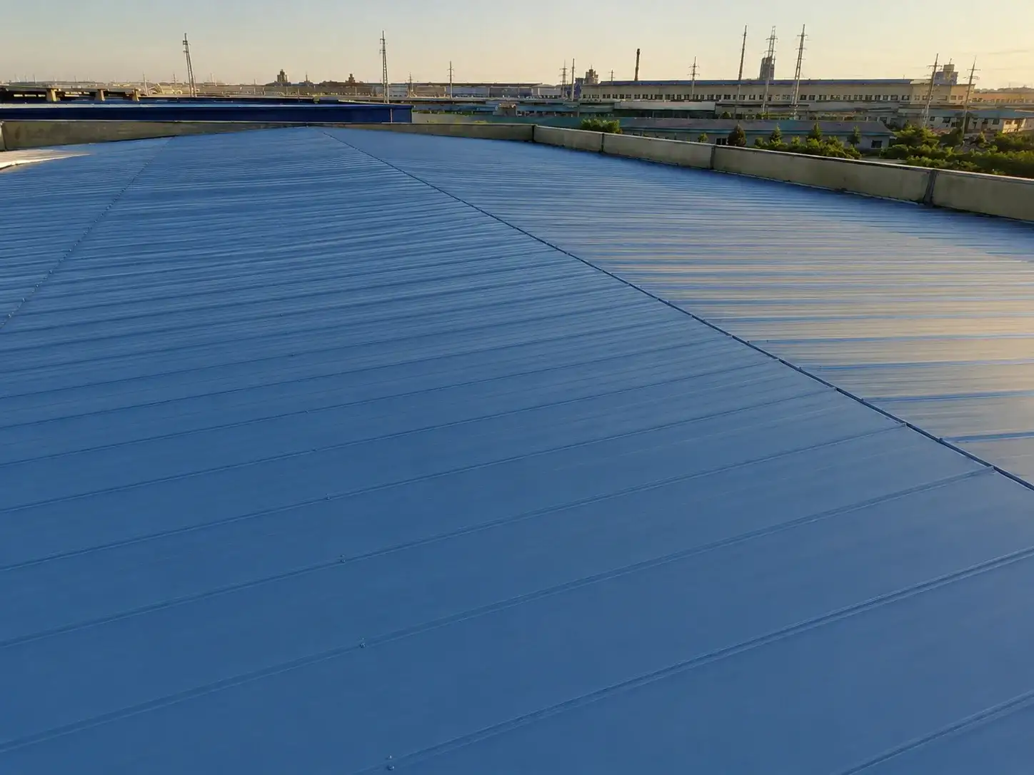 Finished BW0-8028 exposed metal protection on color steel roof or container shell