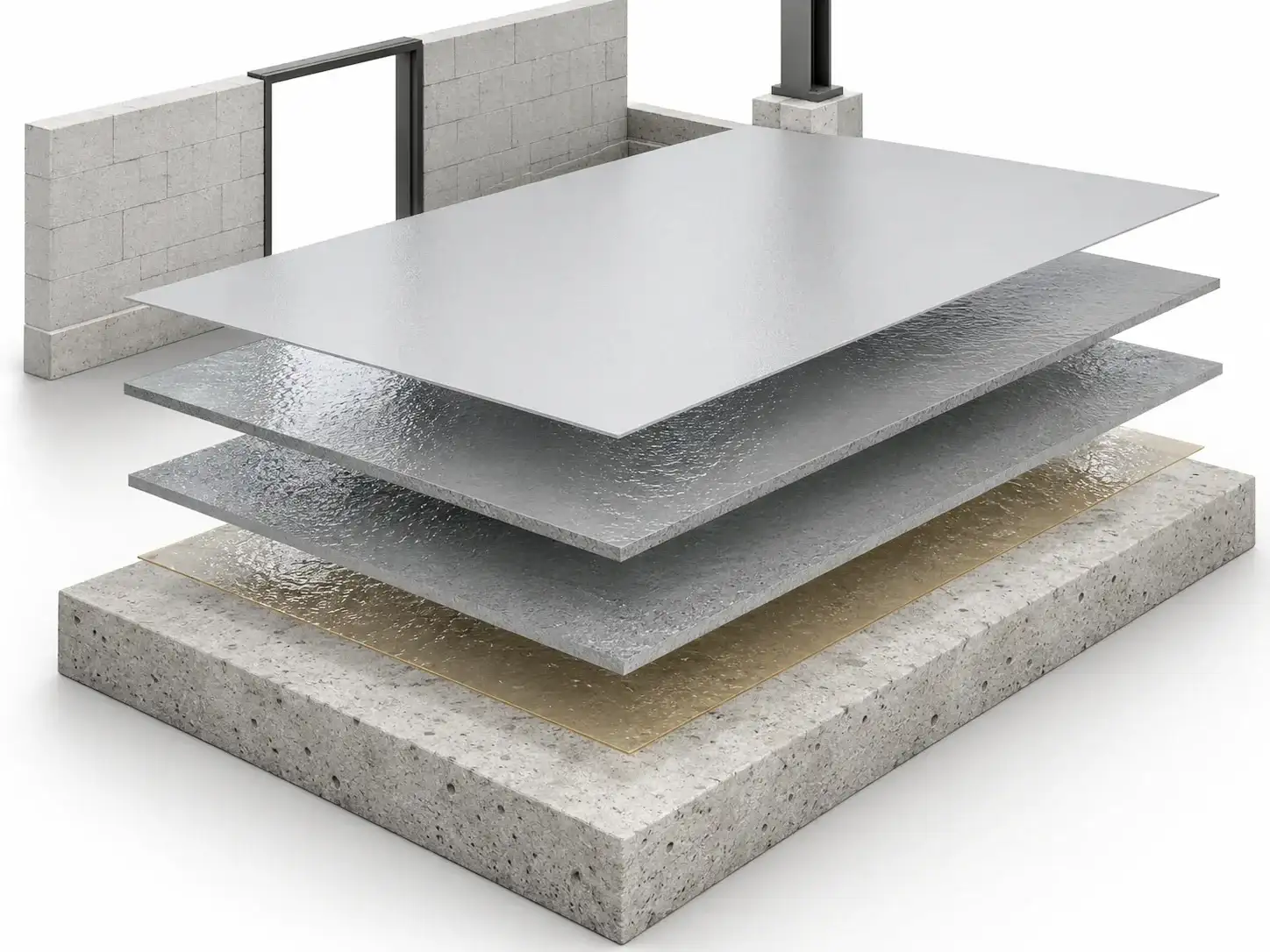 BW0-8027 wear-resistant exposed topcoat for concrete floor protection