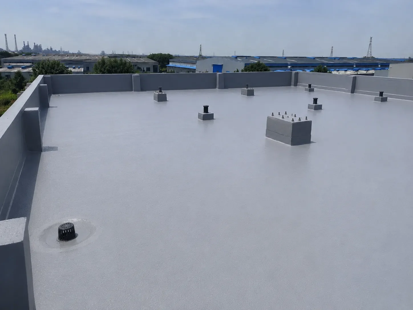 BW6-9528 hand-applied polyurea concrete roof waterproof membrane
