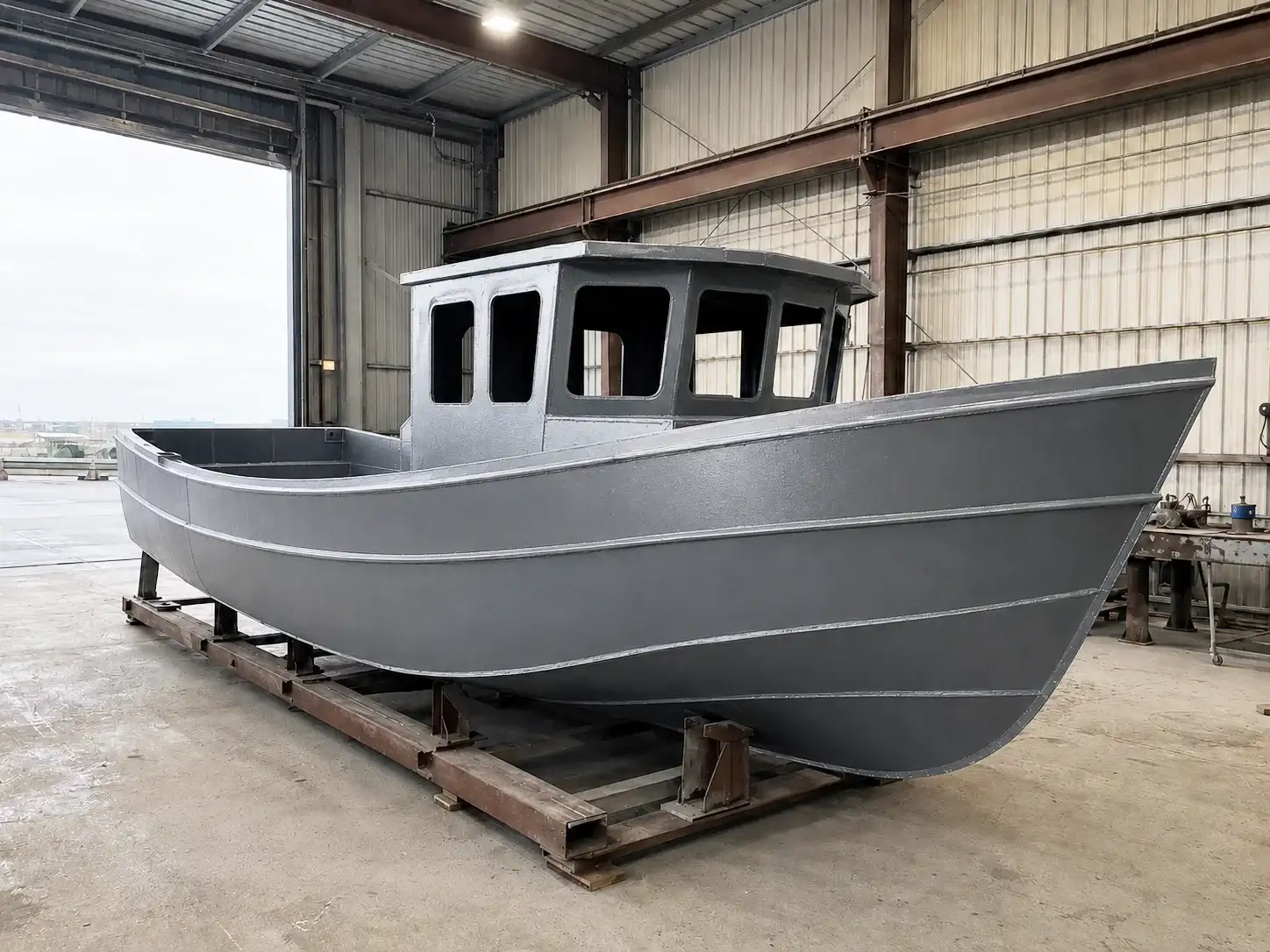 BW3-900 spray polyurea application for thick marine protective membrane