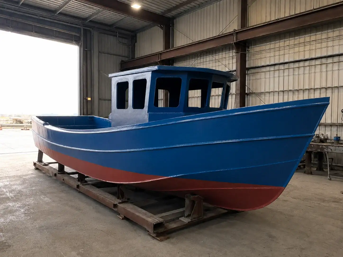 Finished BW0-8028 marine salt spray resistant topcoat surface