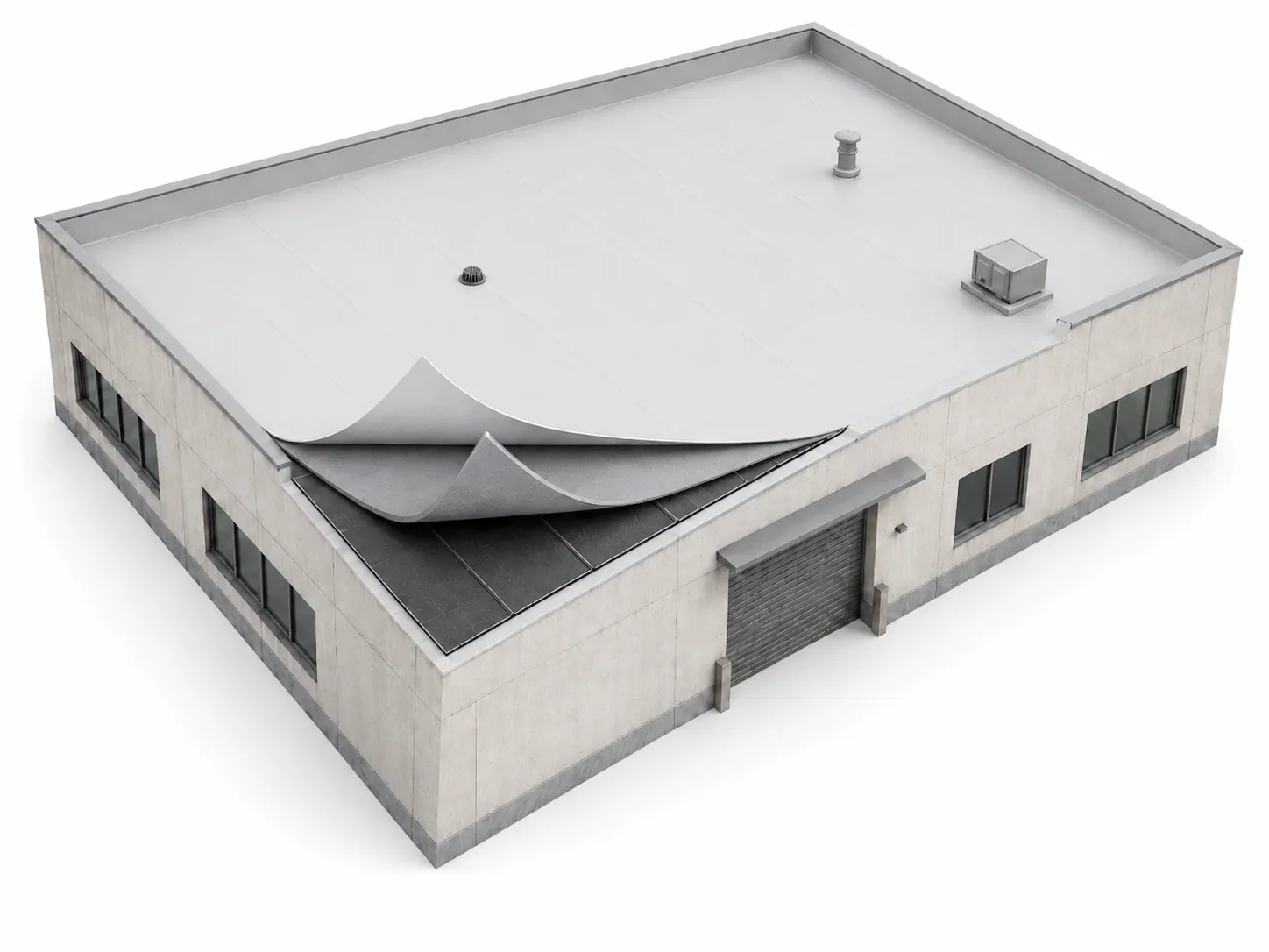 Old waterproofing layer overlay renovation system with BW6-9528 hand-applied polyurea and BW0-8029 topcoat