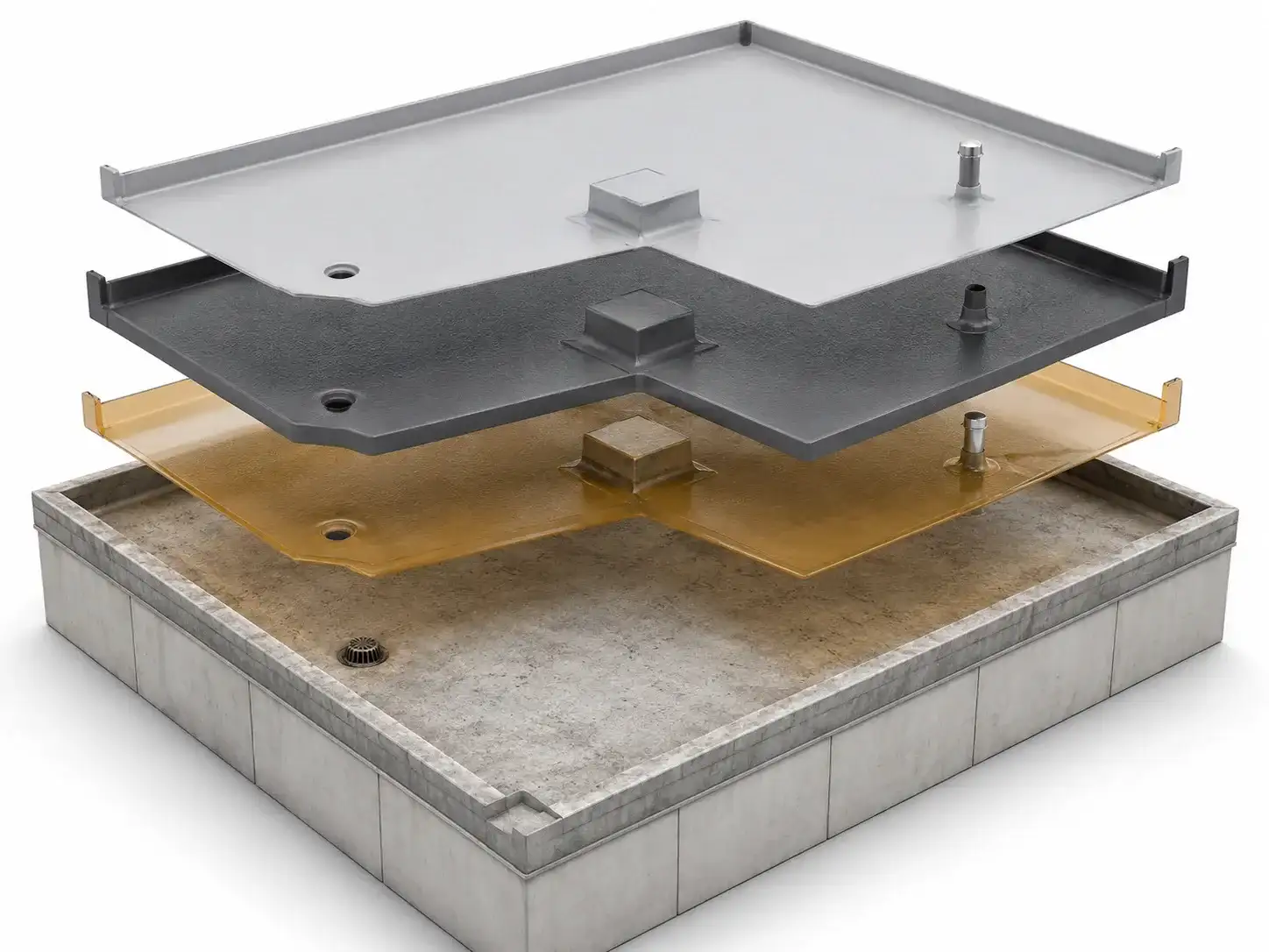 BW0-8029 protective topcoat for exposed concrete roof polyurea waterproofing system