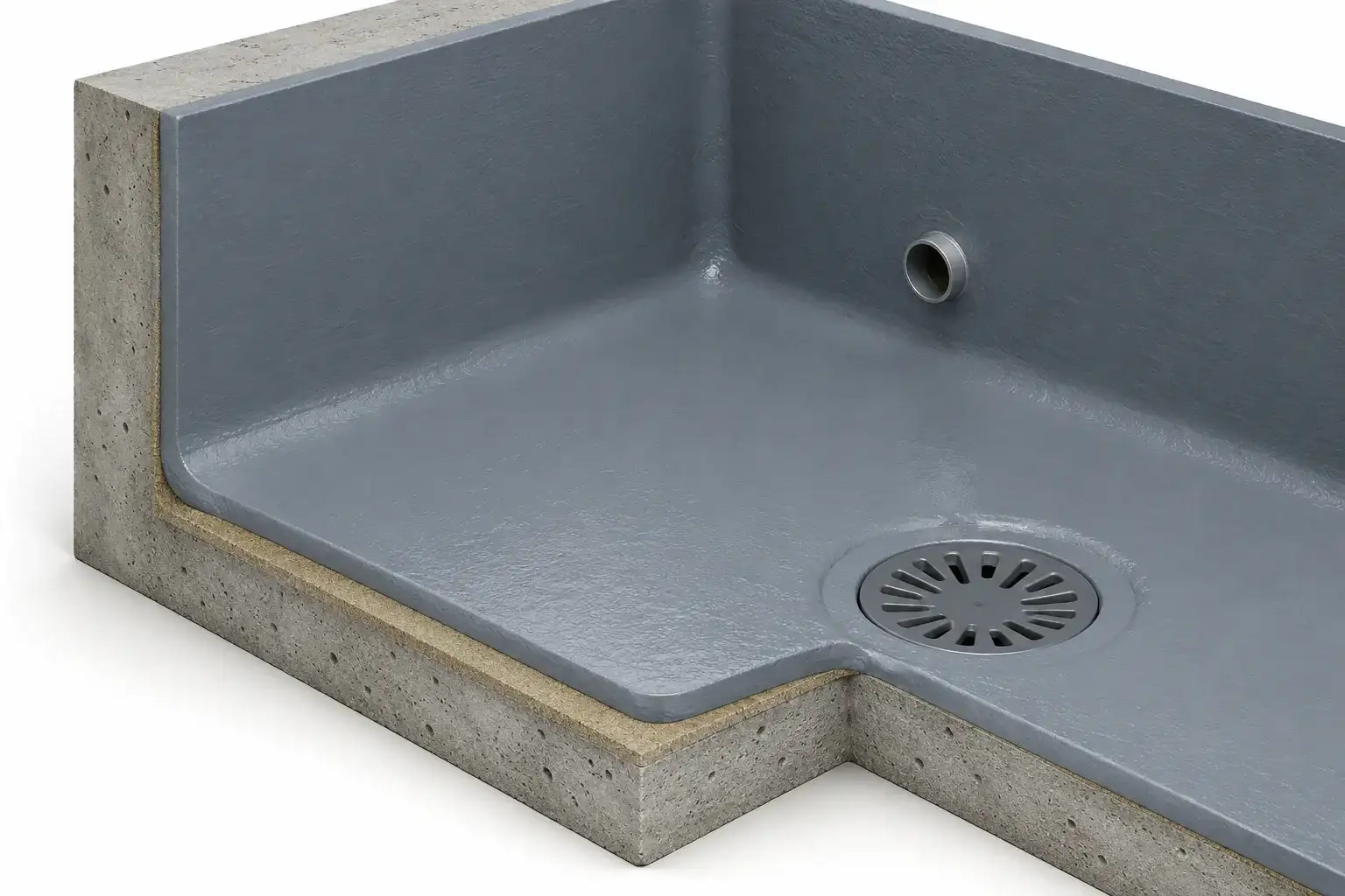 BW6-9528 hand-applied main waterproofing membrane for tank and swimming pool waterproofing system