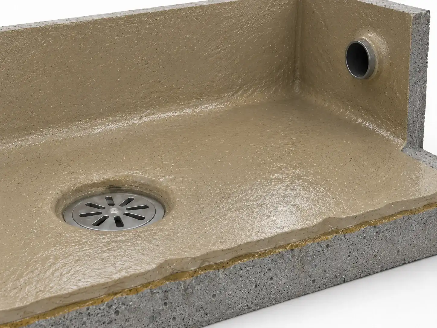 BW8010 quartz sand repair and leveling layer for concrete wastewater tank defects