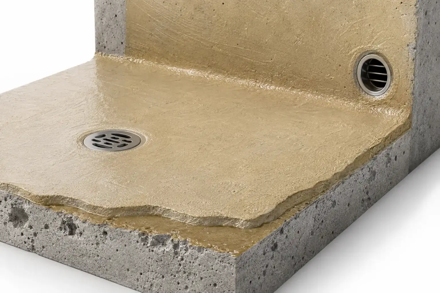 BW8010 quartz sand leveling and repair layer for concrete pool surface