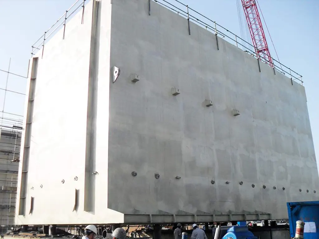 Desalination infrastructure detail area protected with BW Polyurea coating