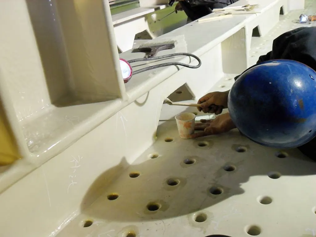 Desalination infrastructure coating protection detail with BW Polyurea system