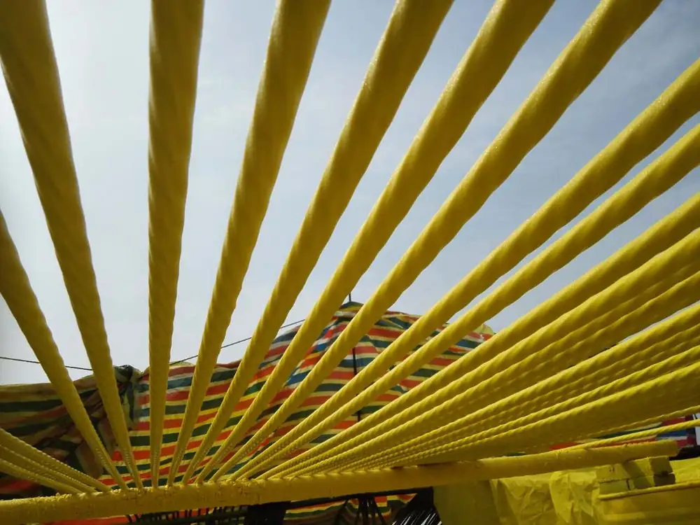 BW3-900 spray polyurea coating on bridge steel strand surface
