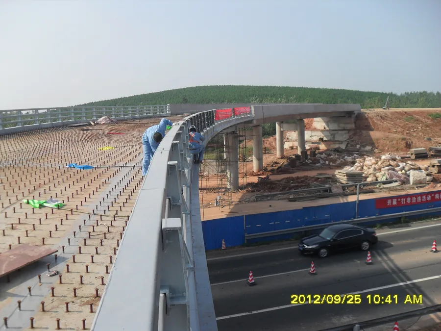 Bridge edge steel structure coating maintenance reference