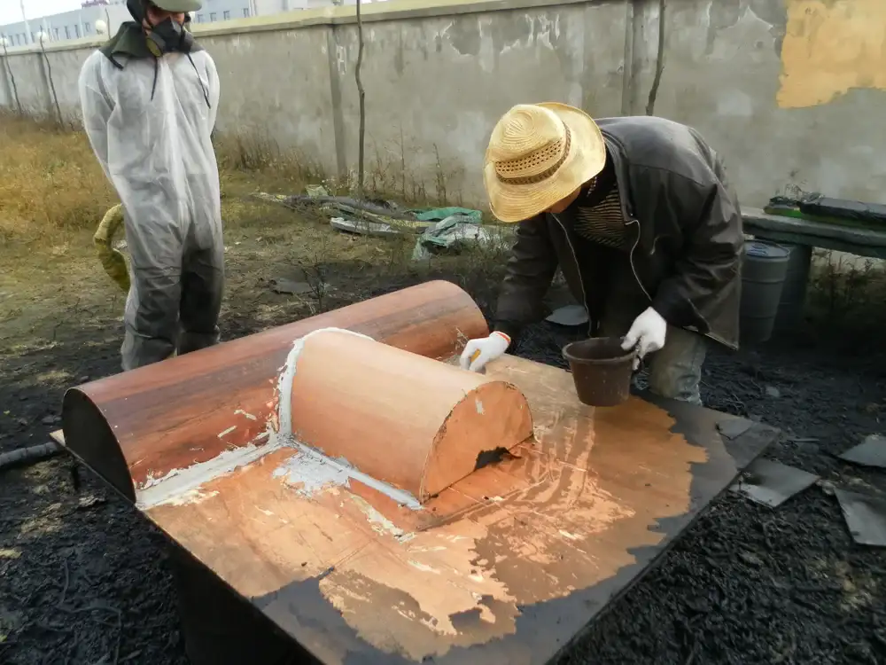 BW6-9526 local reinforcement on curved steel equipment detail