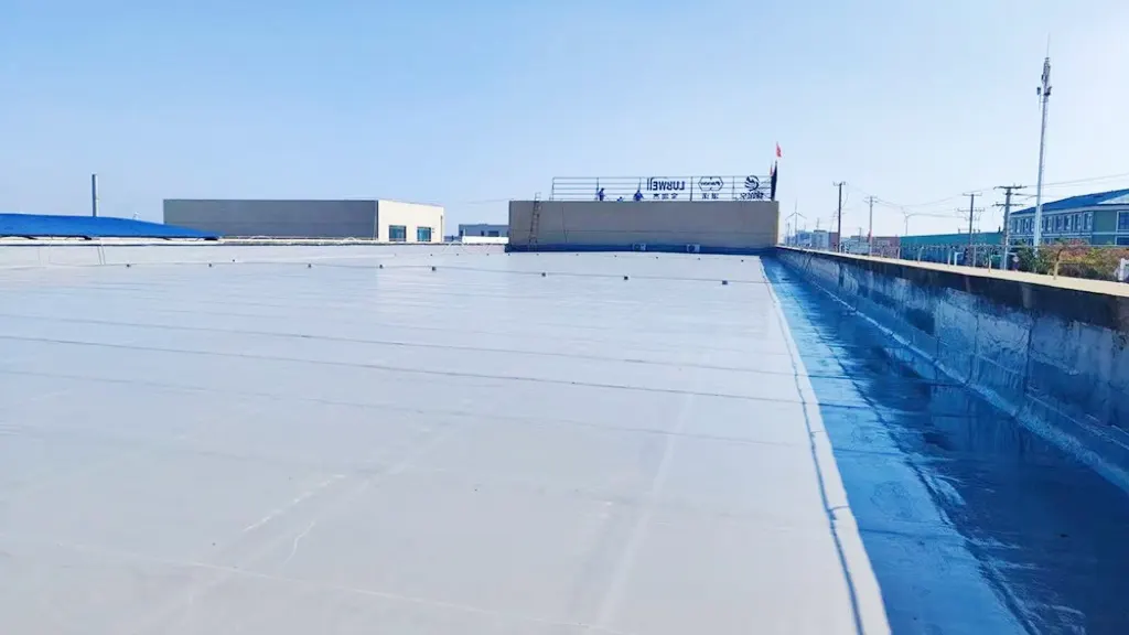 Roof edge polyurea waterproofing detail for overlay renovation