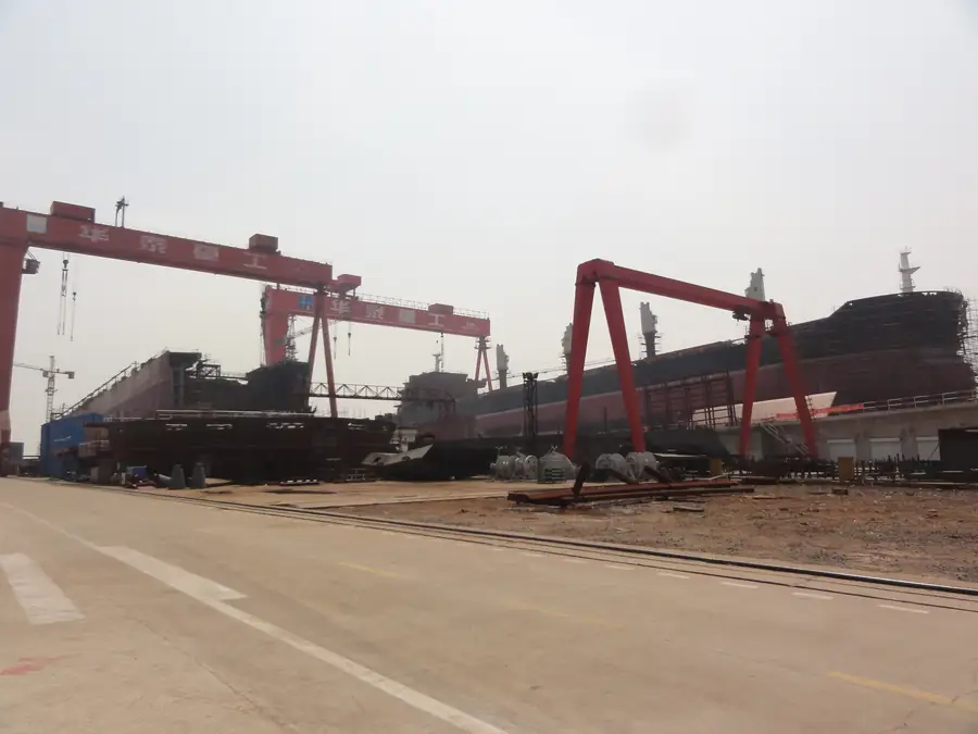 Shipyard marine steel hull protection application reference