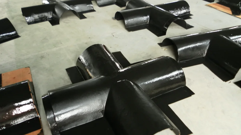 Dam equipment components with BW3-319 spray polyurea protective coating
